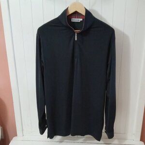 C.DeFoor Pullover Golf 1/4 zip Light Shirt Jacket Size L